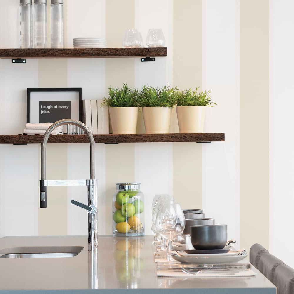 Formal Stripe Wallpaper by Galerie (Smart Stripes 3 Collection)