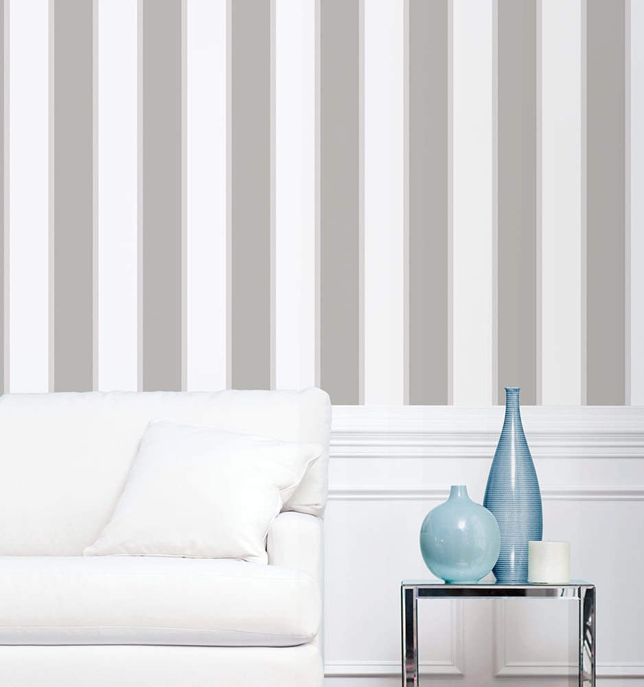 Formal Stripe Wallpaper by Galerie (Smart Stripes 3 Collection)