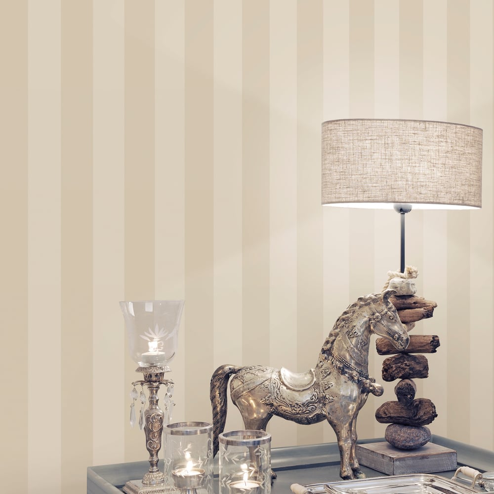 Matte/Shiny Emboss Stripe Wallpaper by Galerie (Smart Stripes 3 Collection)