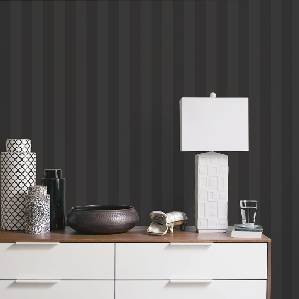 Matte/Shiny Emboss Stripe Wallpaper by Galerie (Smart Stripes 3 Collection)
