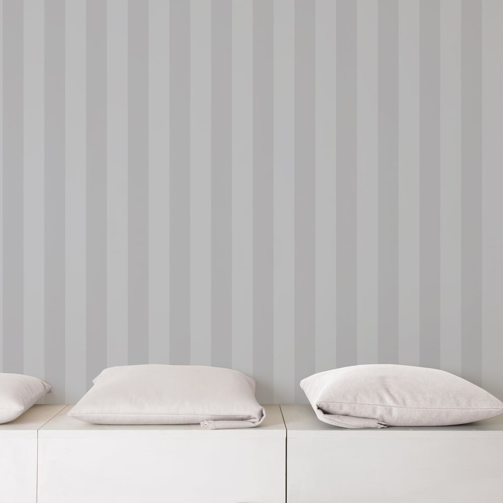 Matte/Shiny Emboss Stripe Wallpaper by Galerie (Smart Stripes 3 Collection)