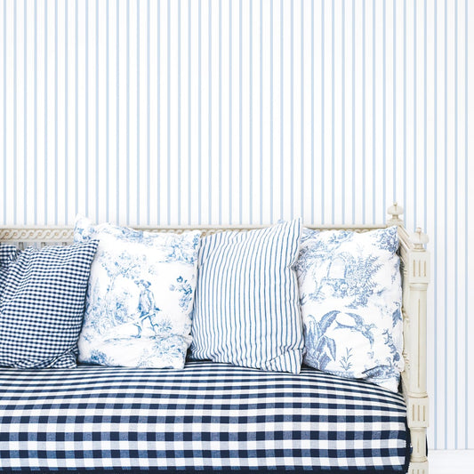 Napkin Stripe Wallpaper by Galerie (Smart Stripes 3 Collection)
