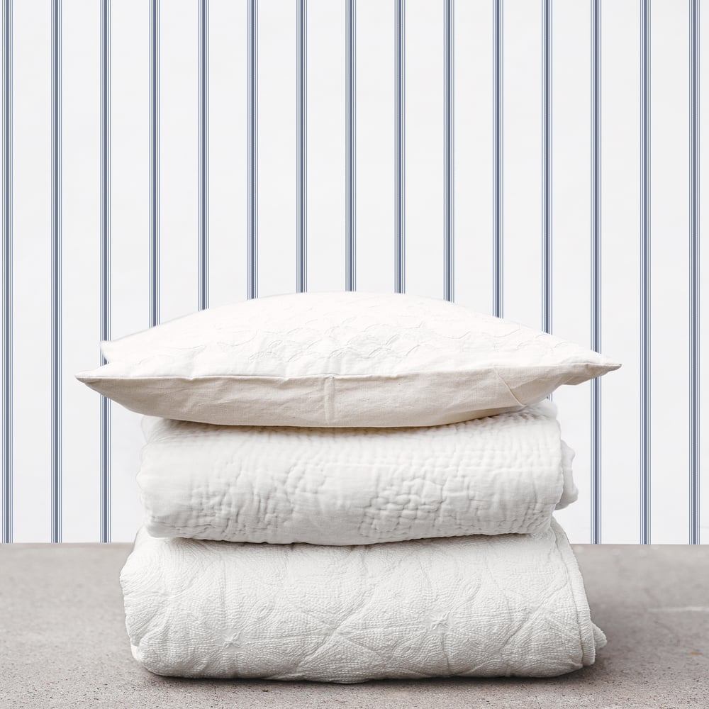 Napkin Stripe Wallpaper by Galerie (Smart Stripes 3 Collection)