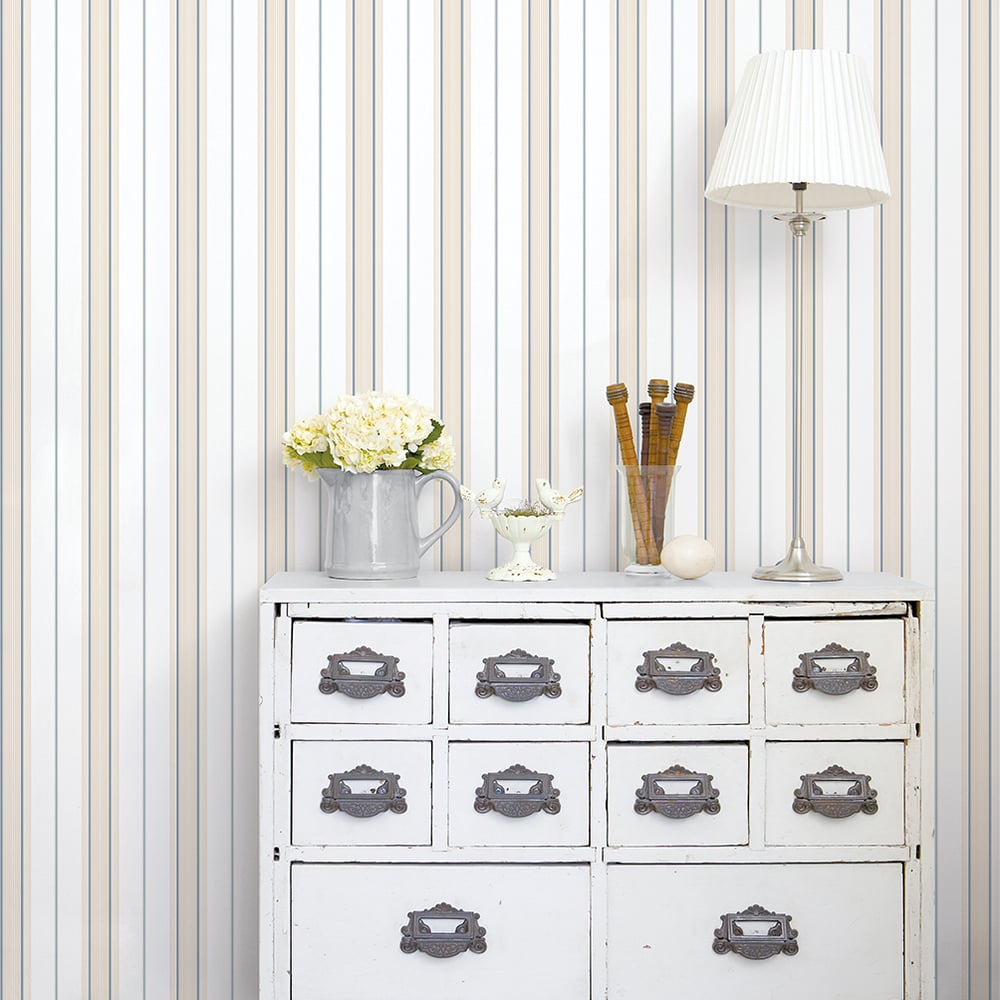 Slim Stripe Wallpaper by Galerie (Smart Stripes 3 Collection)