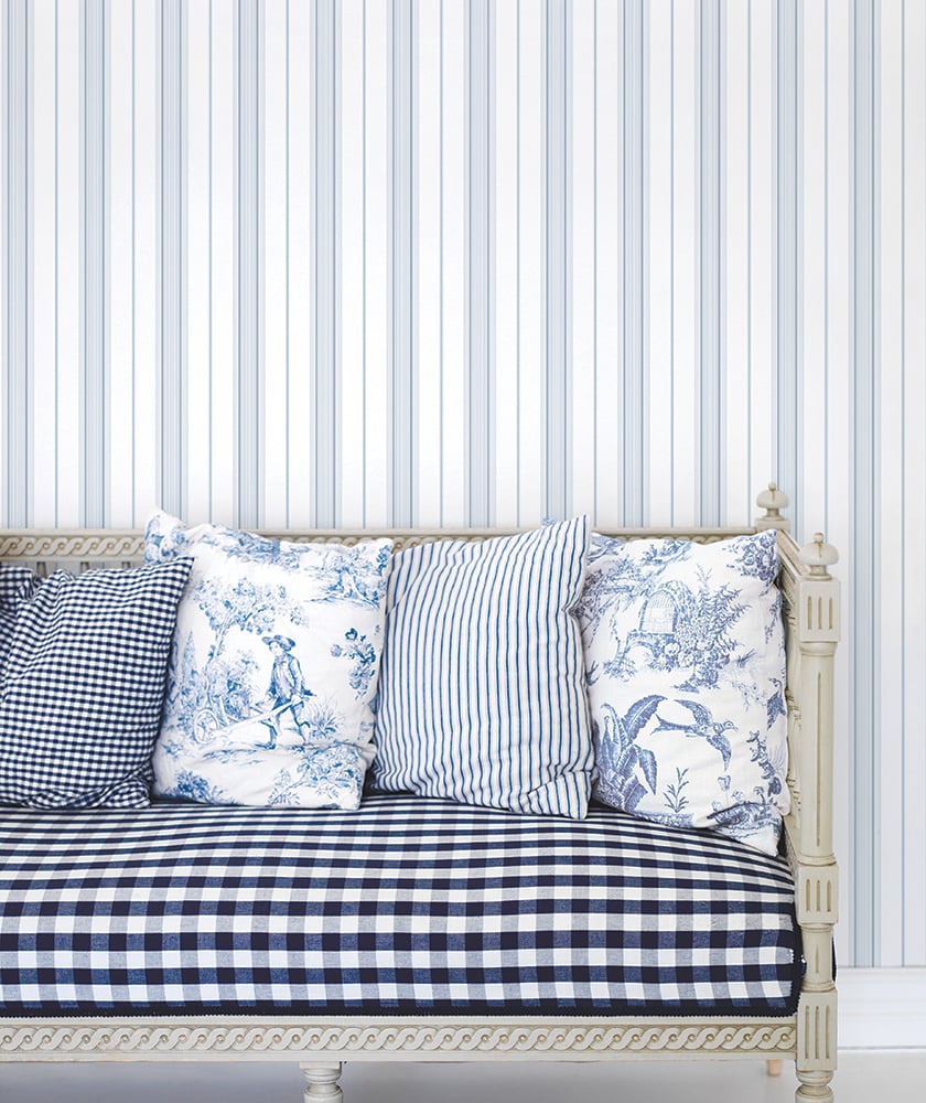 Slim Stripe Wallpaper by Galerie (Smart Stripes 3 Collection)