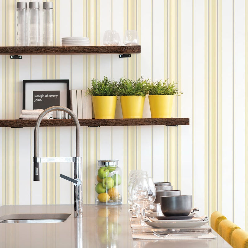 Slim Stripe Wallpaper by Galerie (Smart Stripes 3 Collection)