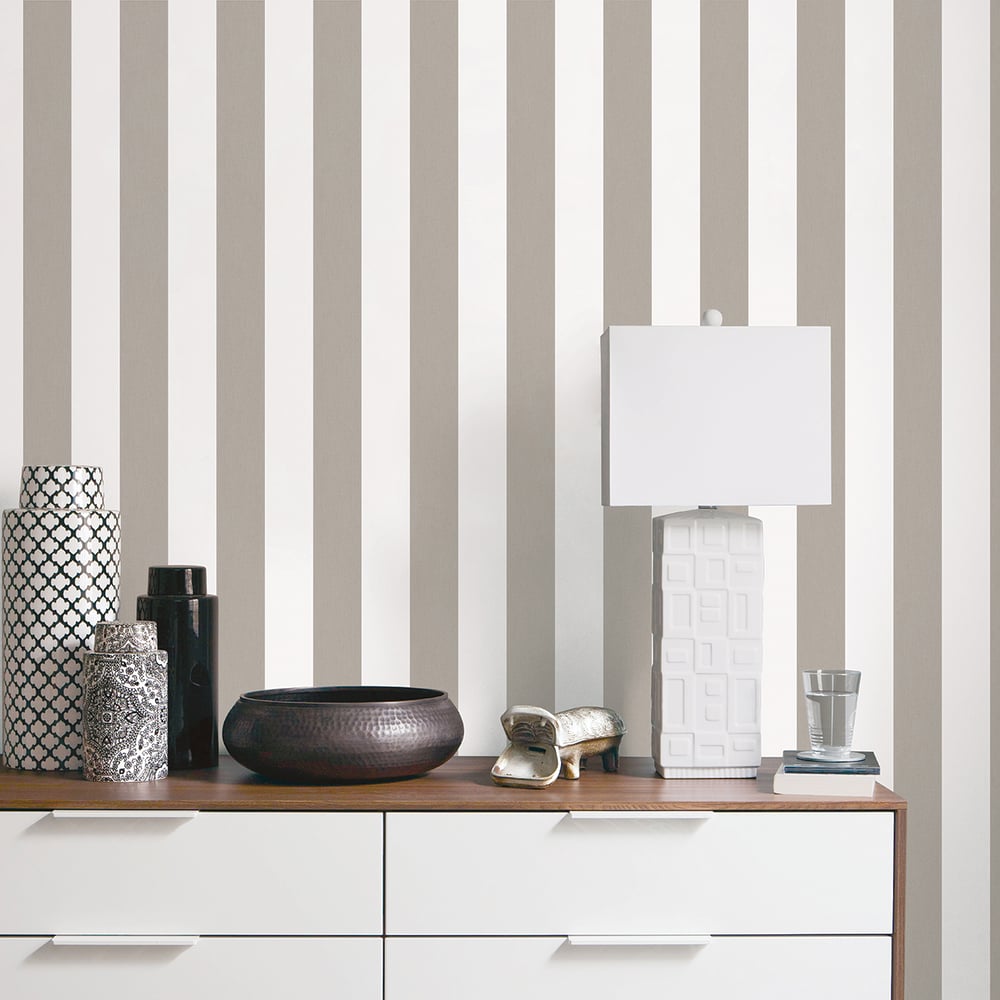 Surface Stripe Wallpaper by Galerie (Smart Stripes 3 Collection)