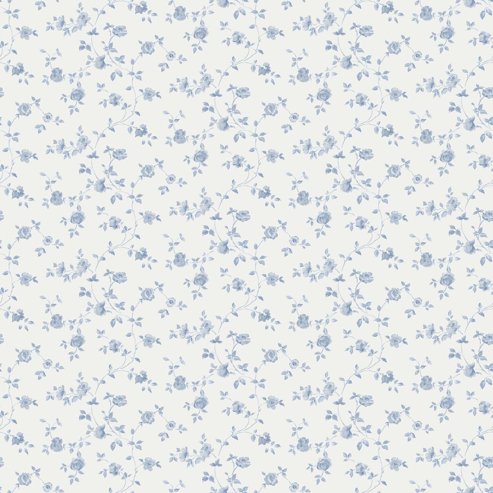 Modern Rose Trail Wallpaper by Galerie (Miniatures 3 Collection)