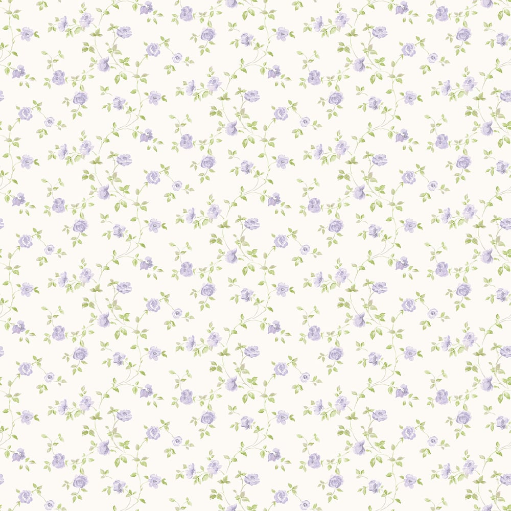 Modern Rose Trail Wallpaper by Galerie (Miniatures 3 Collection)