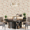 Jewel Butterflies Stripe Wallpaper by Galerie (Organic Textures Collection)