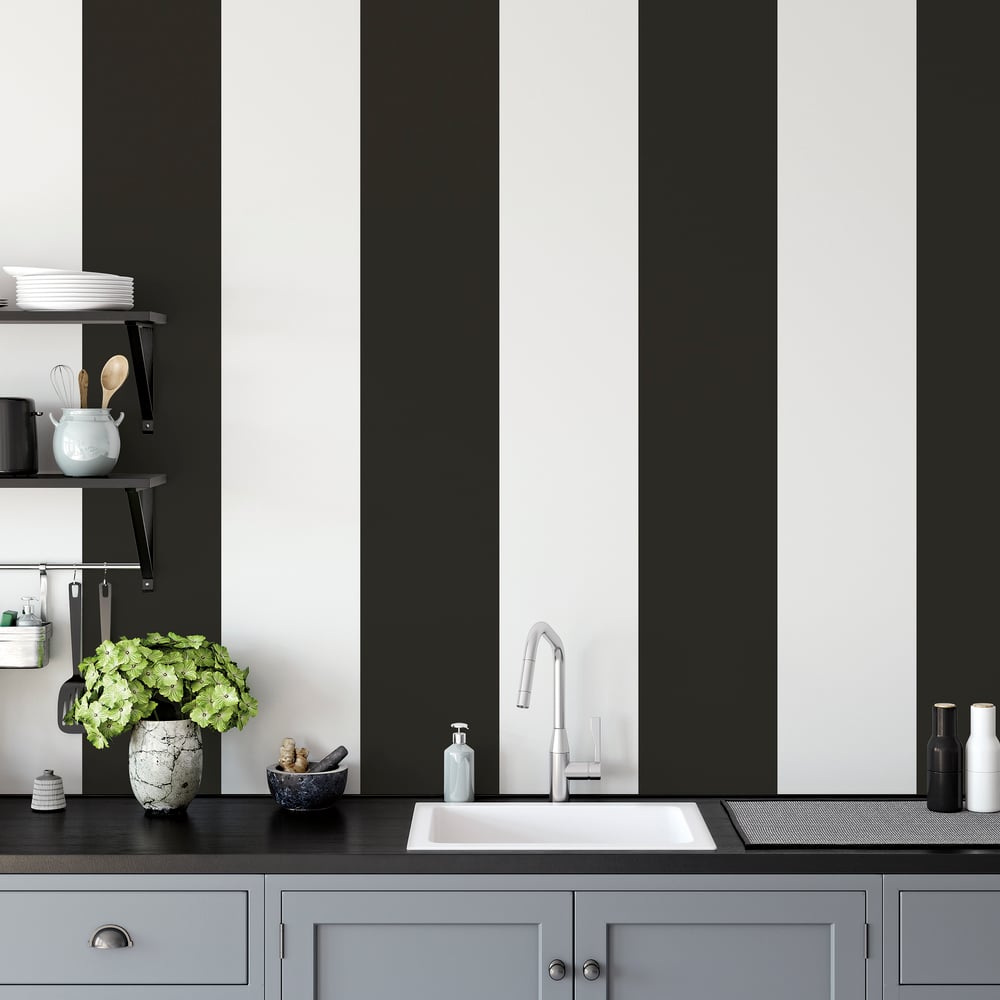 Widest Stripe Wallpaper by Galerie (Smart Stripes 3 Collection)