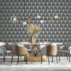 Nouveau Scallop Wallpaper by Galerie (Special FX Collection)