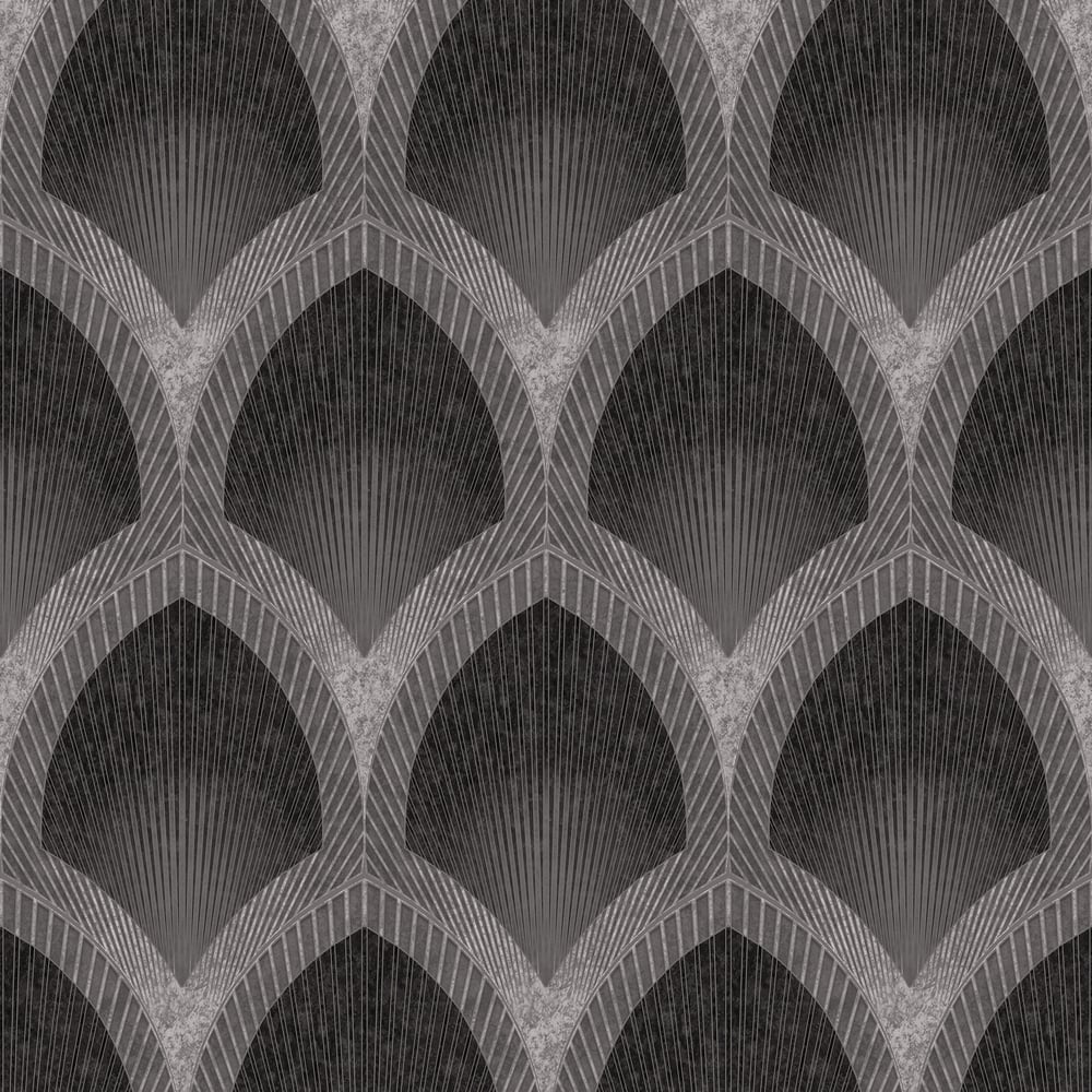 Nouveau Scallop Wallpaper by Galerie (Special FX Collection)