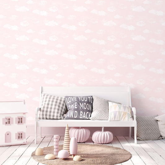 Clouds Wallpaper by Galerie (Tiny Tots 2 Collection)