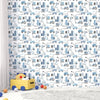 Construction Wallpaper by Galerie (Tiny Tots 2 Collection)
