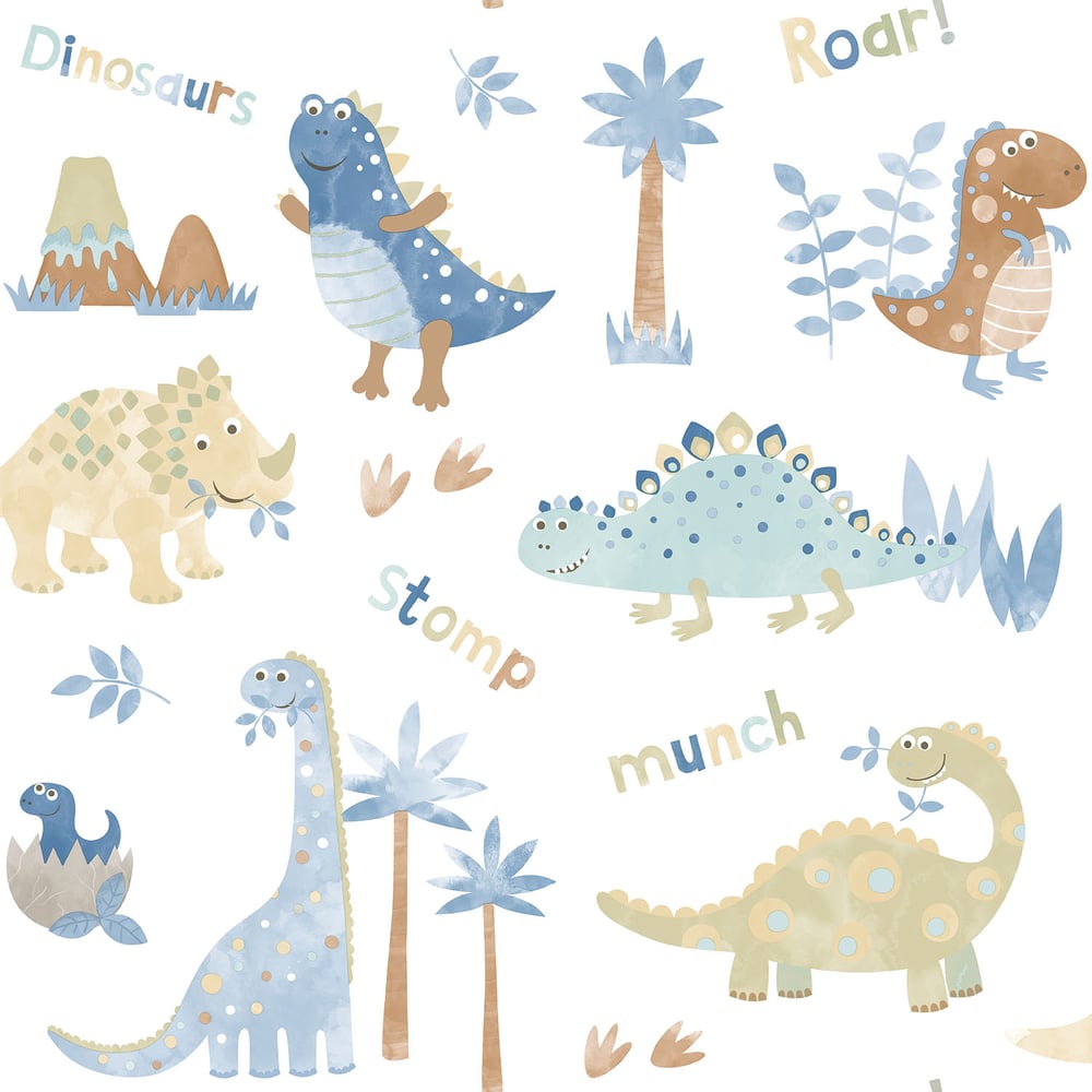Dinosaurs Wallpaper by Galerie (Tiny Tots 2 Collection)