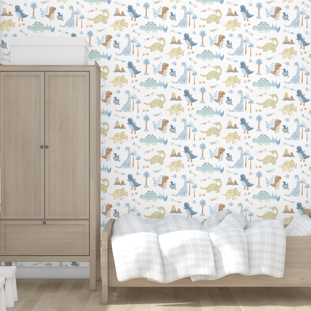 Dinosaurs Wallpaper by Galerie (Tiny Tots 2 Collection)