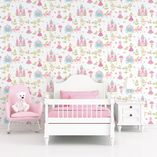 Fairytale Wallpaper by Galerie (Tiny Tots 2 Collection)