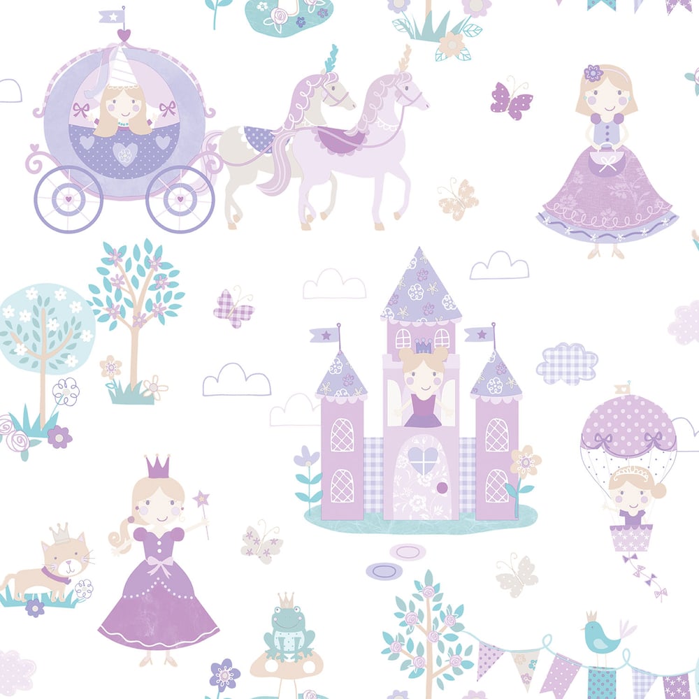 Fairytale Wallpaper by Galerie (Tiny Tots 2 Collection)