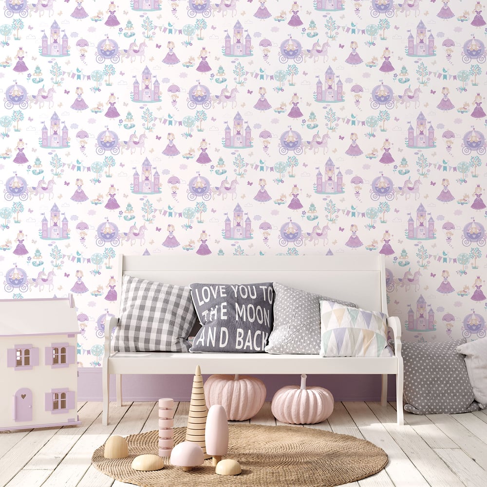 Fairytale Wallpaper by Galerie (Tiny Tots 2 Collection)