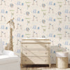 Jungle Friends Wallpaper by Galerie (Tiny Tots 2 Collection)