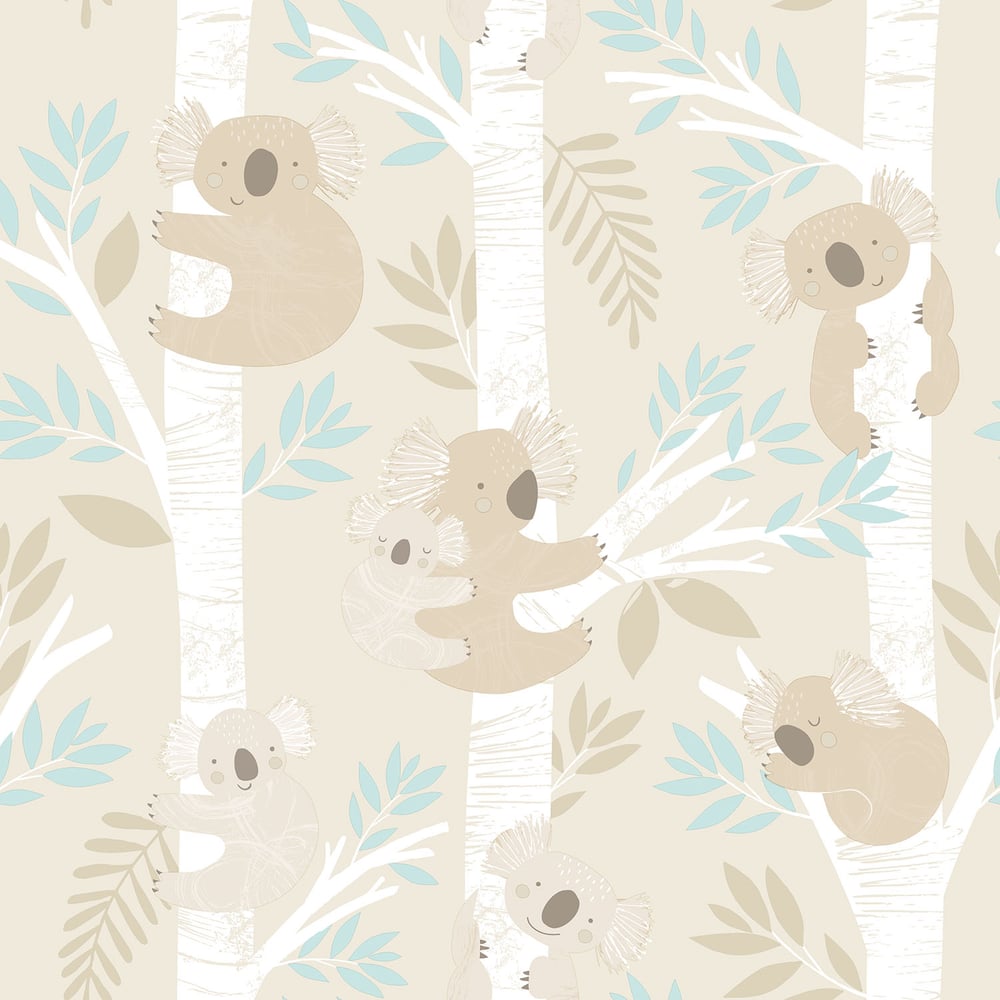 Koala Wallpaper by Galerie (Tiny Tots 2 Collection)