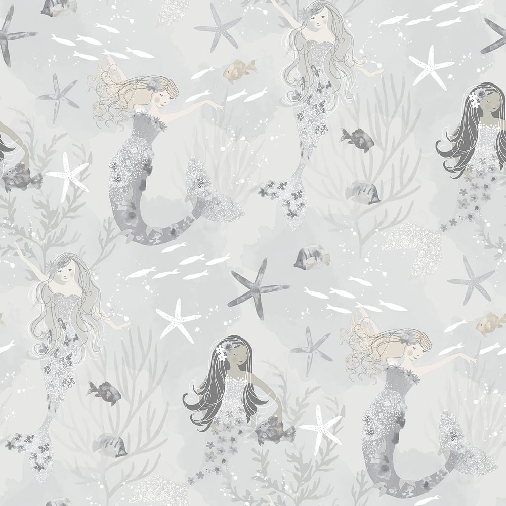 Mermaids Wallpaper by Galerie (Tiny Tots 2 Collection)