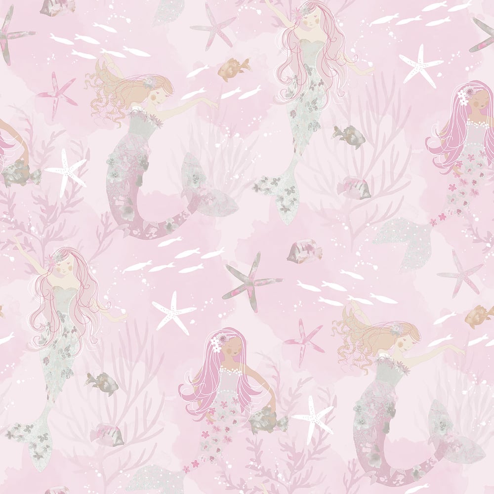 Mermaids Wallpaper by Galerie (Tiny Tots 2 Collection)