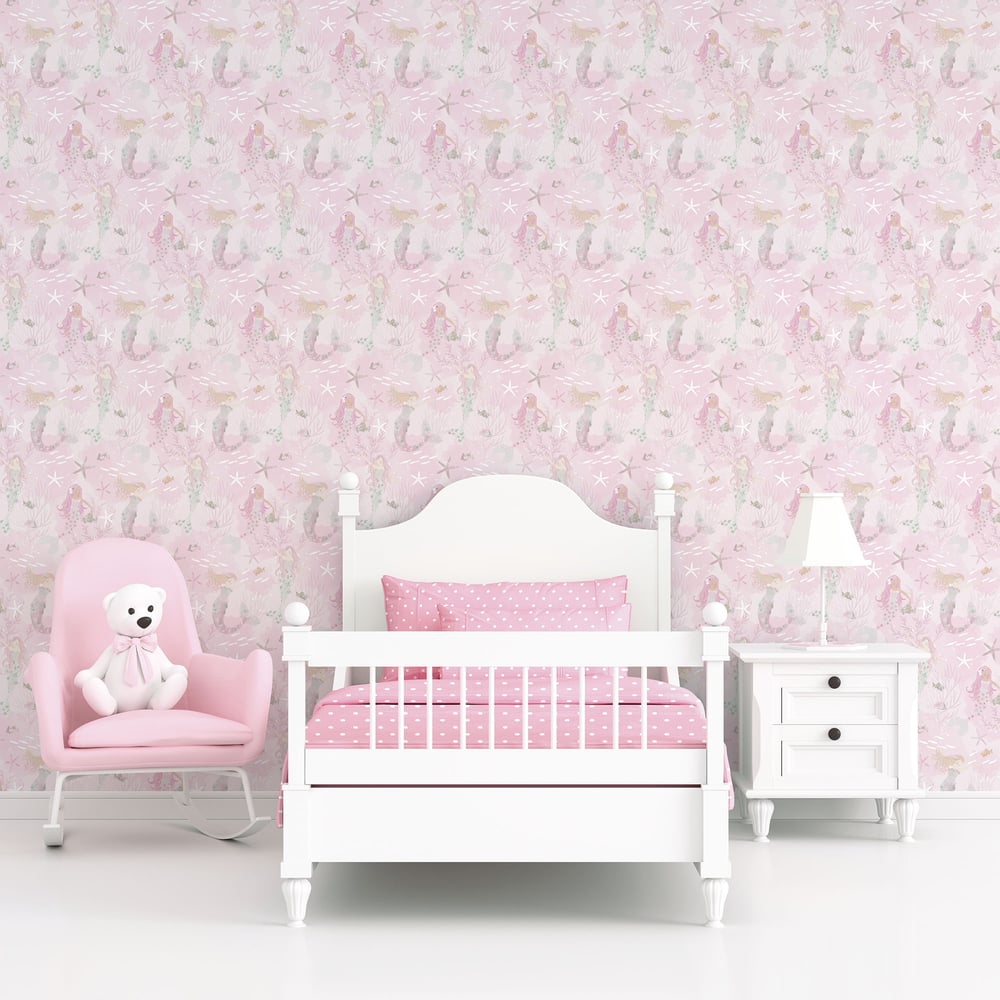 Mermaids Wallpaper by Galerie (Tiny Tots 2 Collection)