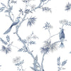 Classic Bird Wallpaper by Galerie (Secret Garden Collection)