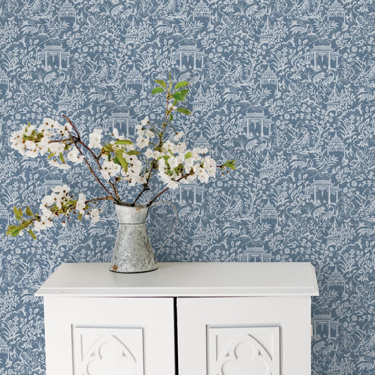 Garden Toile Wallpaper by Galerie (Secret Garden Collection)