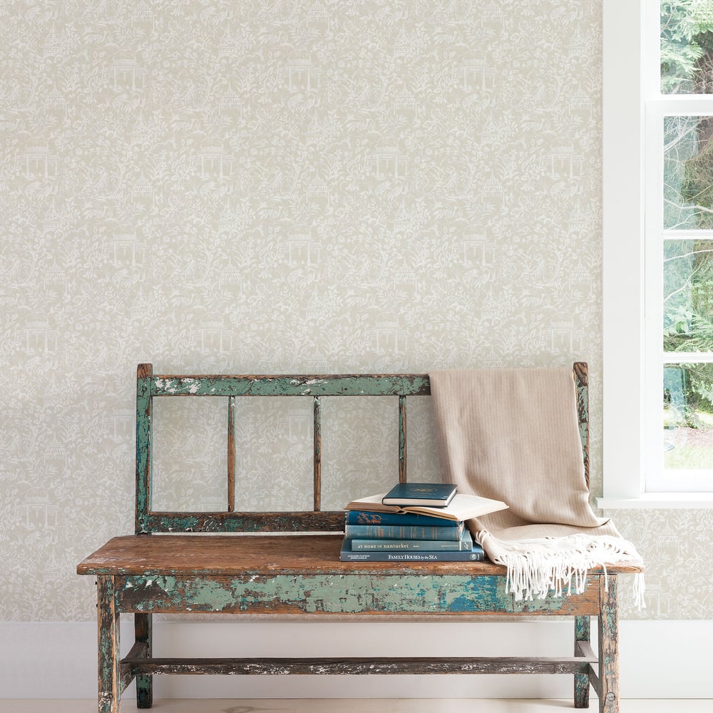 Garden Toile Wallpaper by Galerie (Secret Garden Collection)