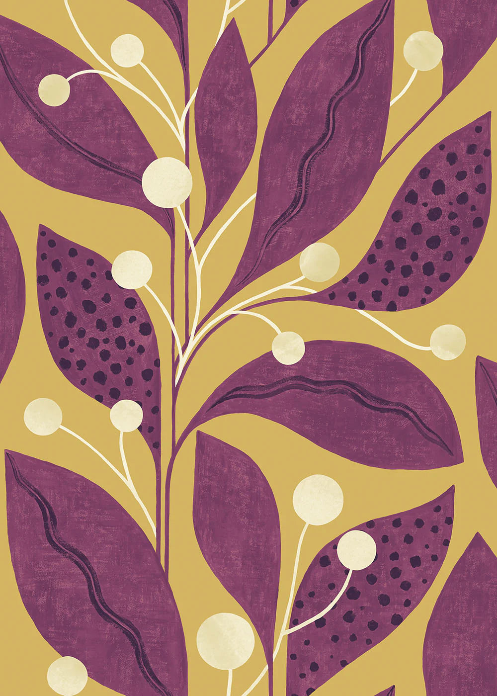 Berry Dot Wallpaper by Ohpopsi