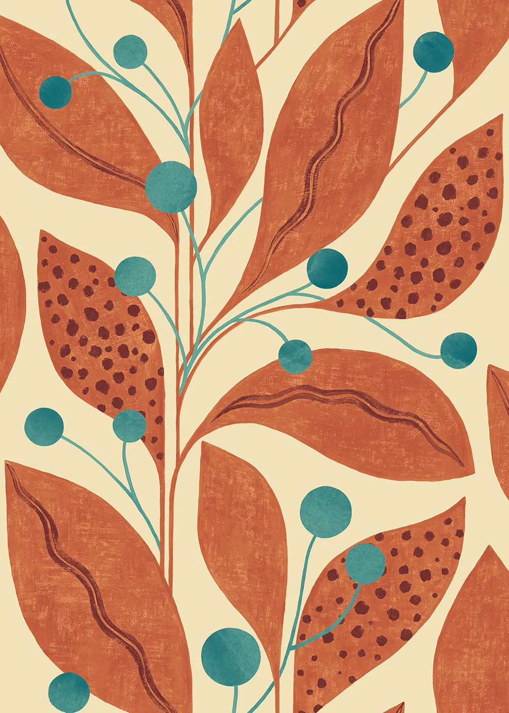 Berry Dot Wallpaper by Ohpopsi