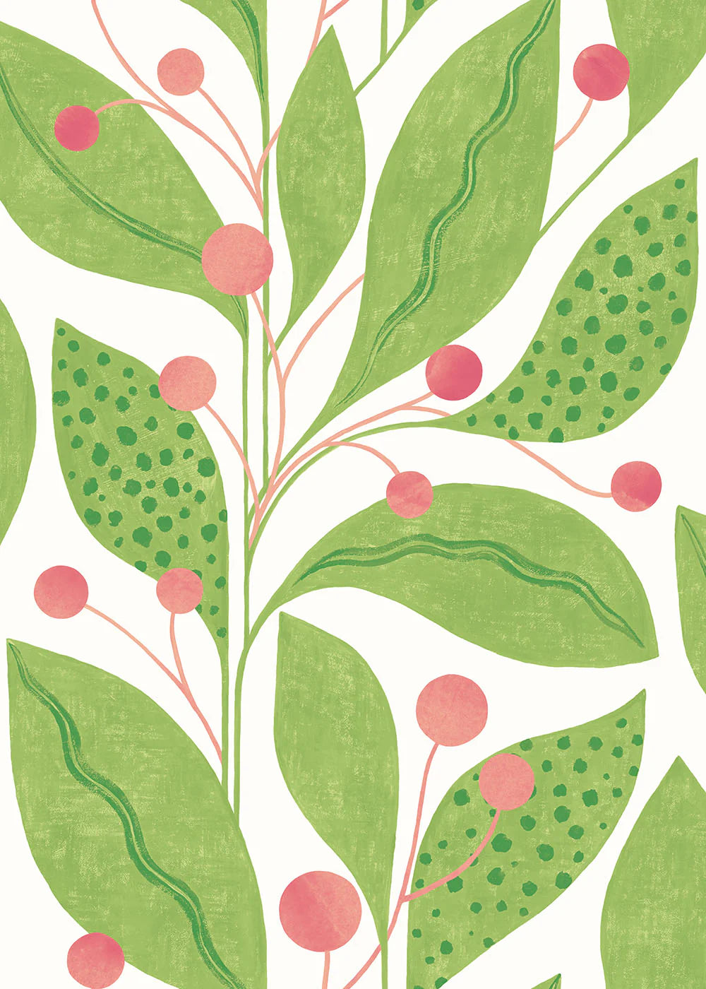 Berry Dot Wallpaper by Ohpopsi