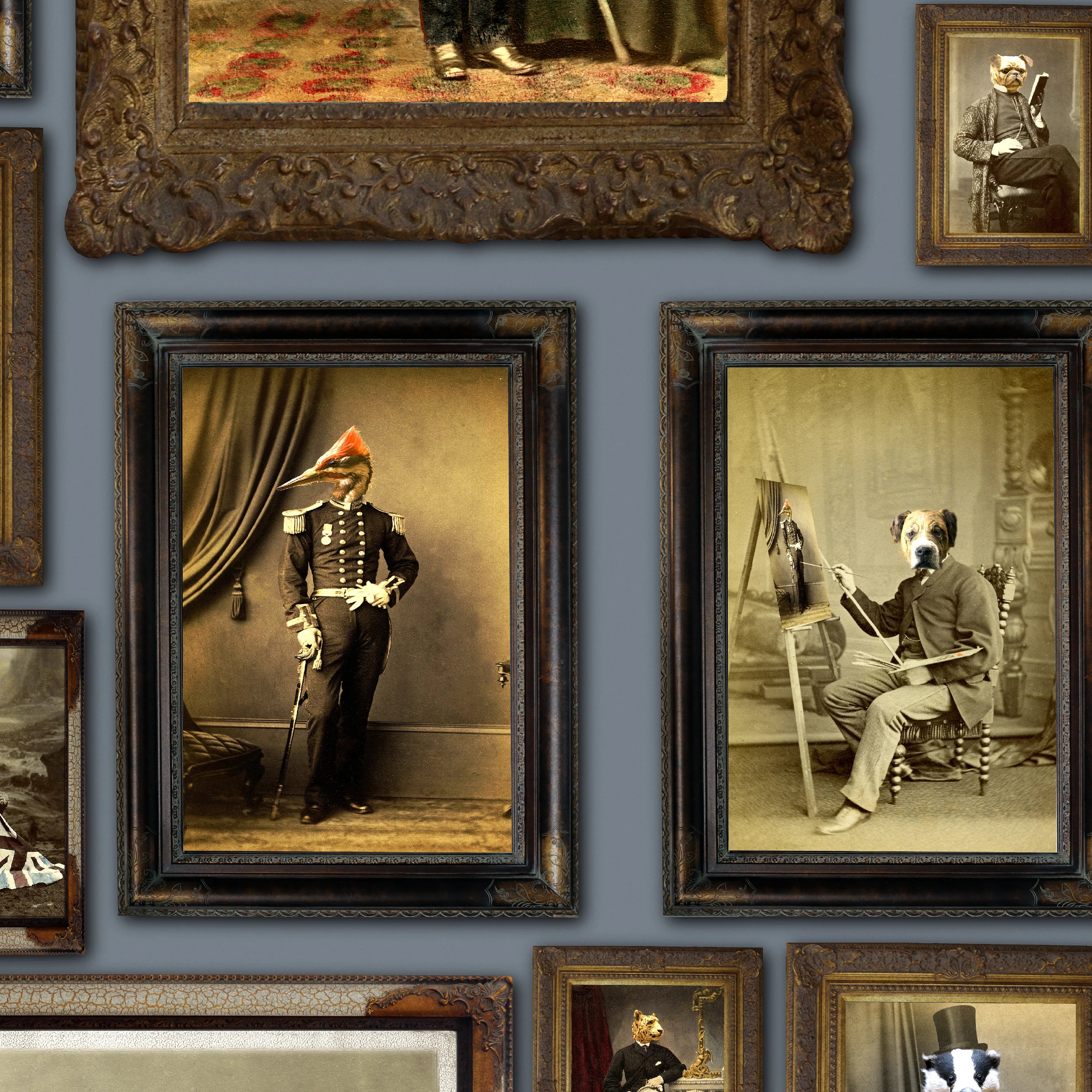 Colonel Fox & Friends Wallpaper by Graduate Collection