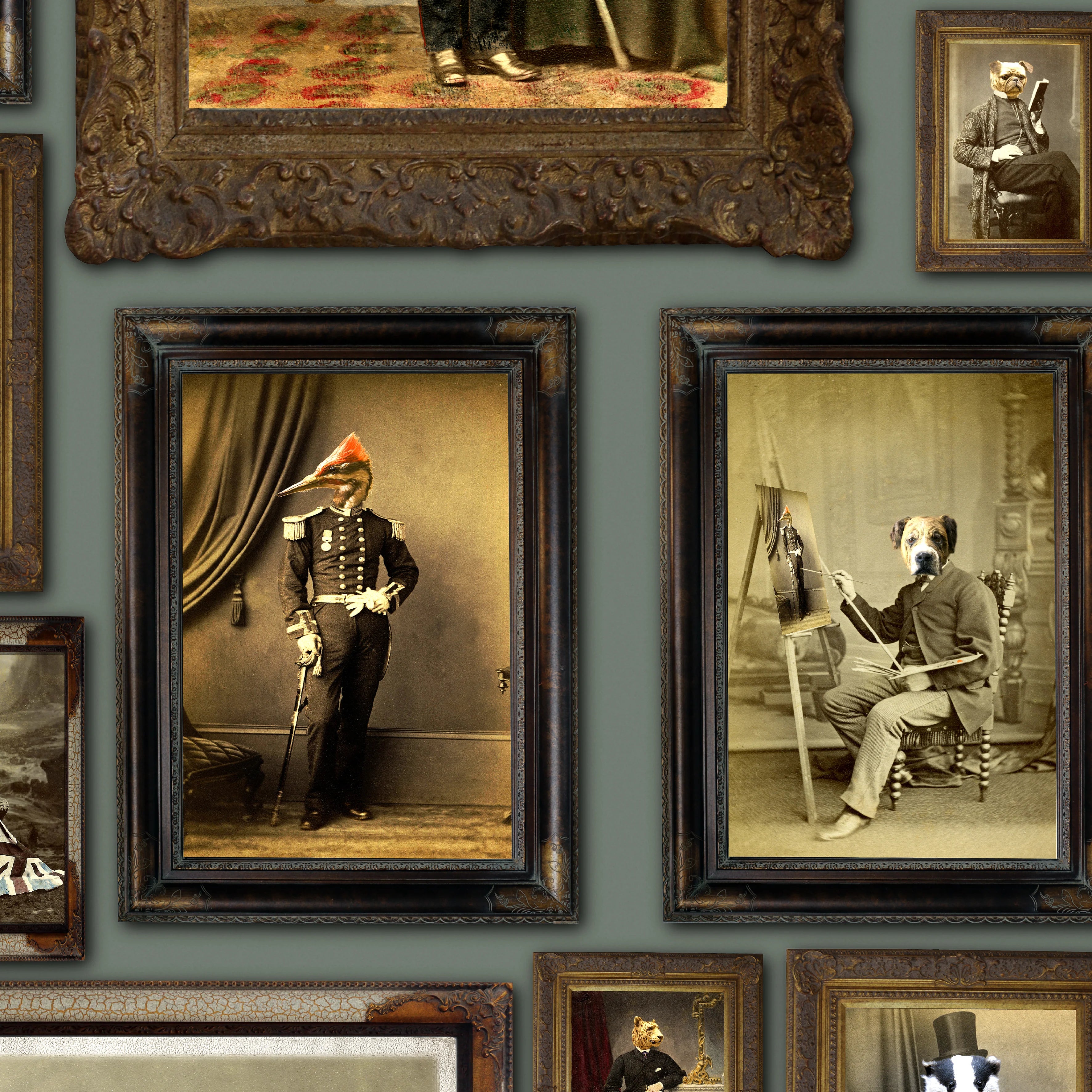 Colonel Fox & Friends Wallpaper by Graduate Collection