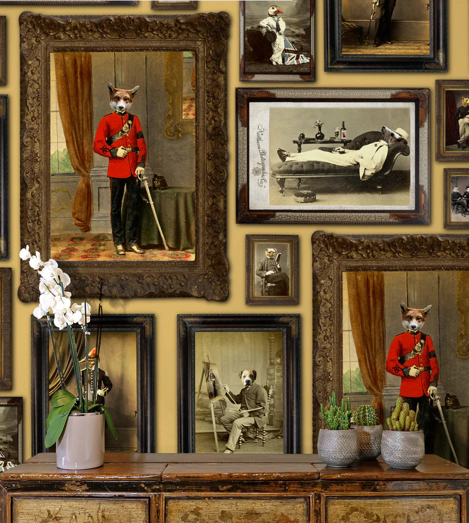 Colonel Fox & Friends Wallpaper by Graduate Collection