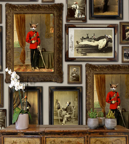 Colonel Fox & Friends Wallpaper by Graduate Collection