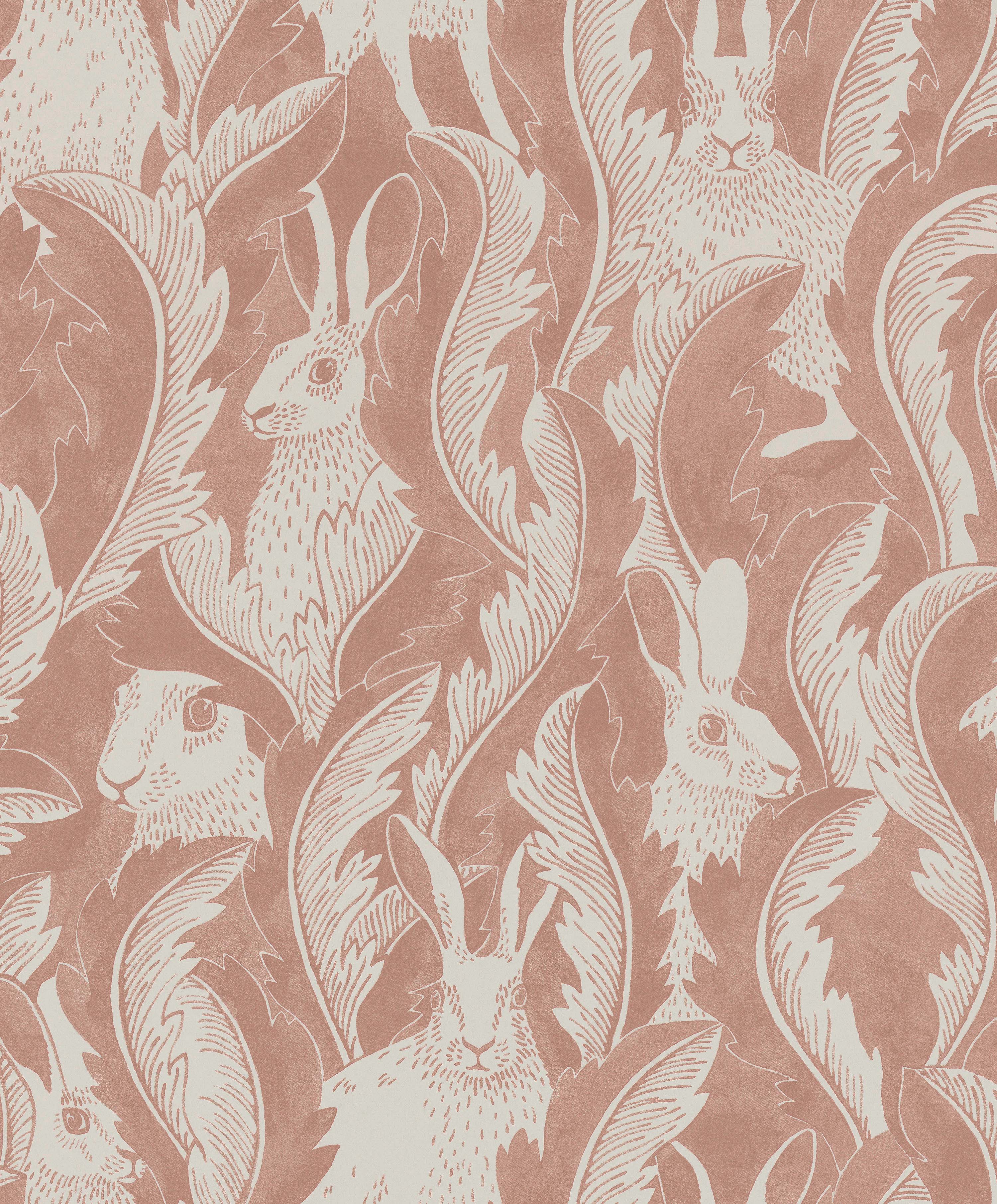 Hares in Hiding Wallpaper by Långelid Von Brömssen