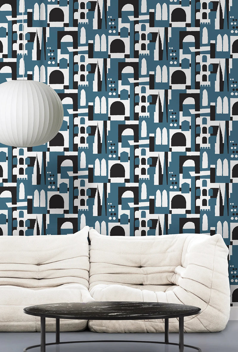 Hey! Manhattan Wallpaper by Mini Moderns
