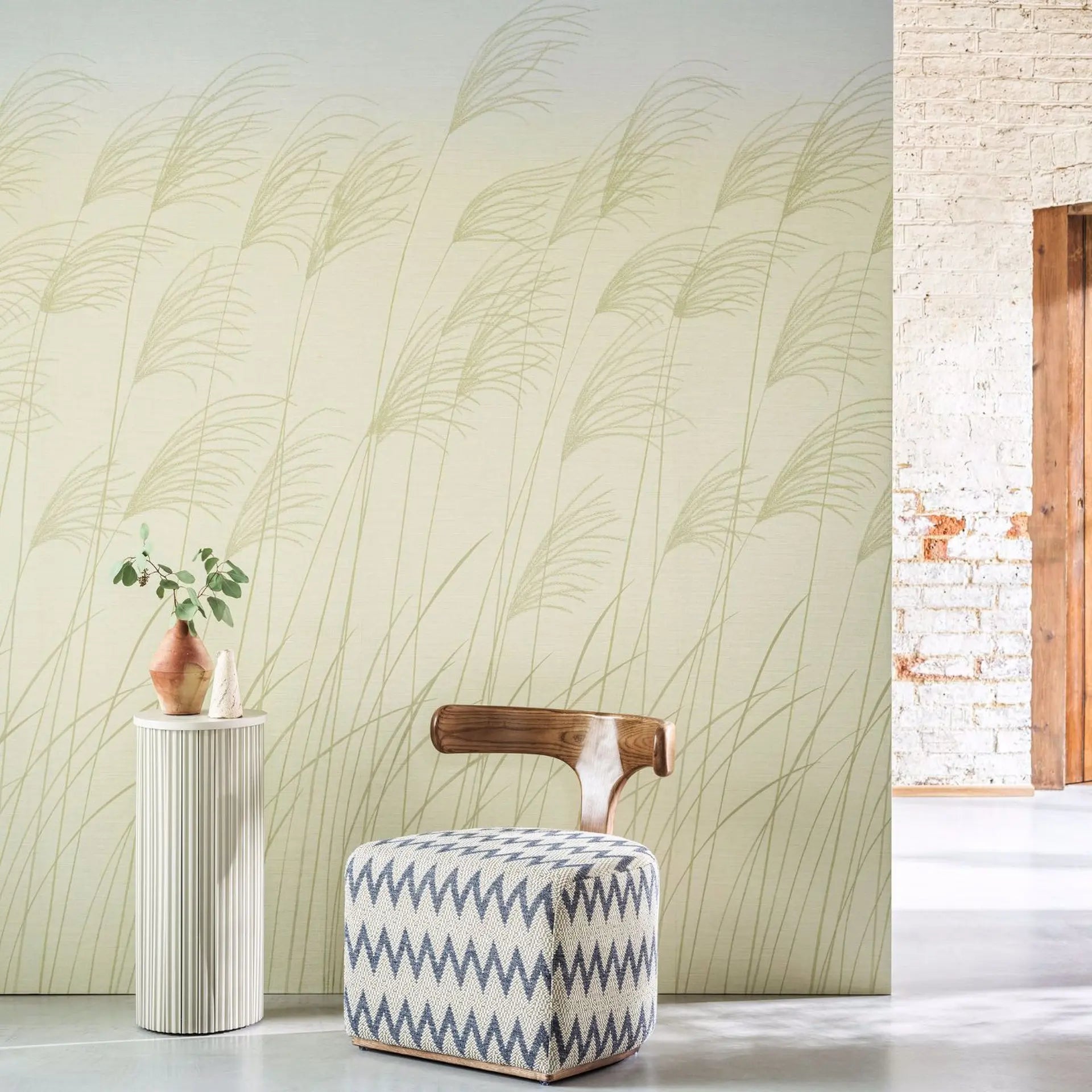 Miscanthus Wallpanel by Harlequin