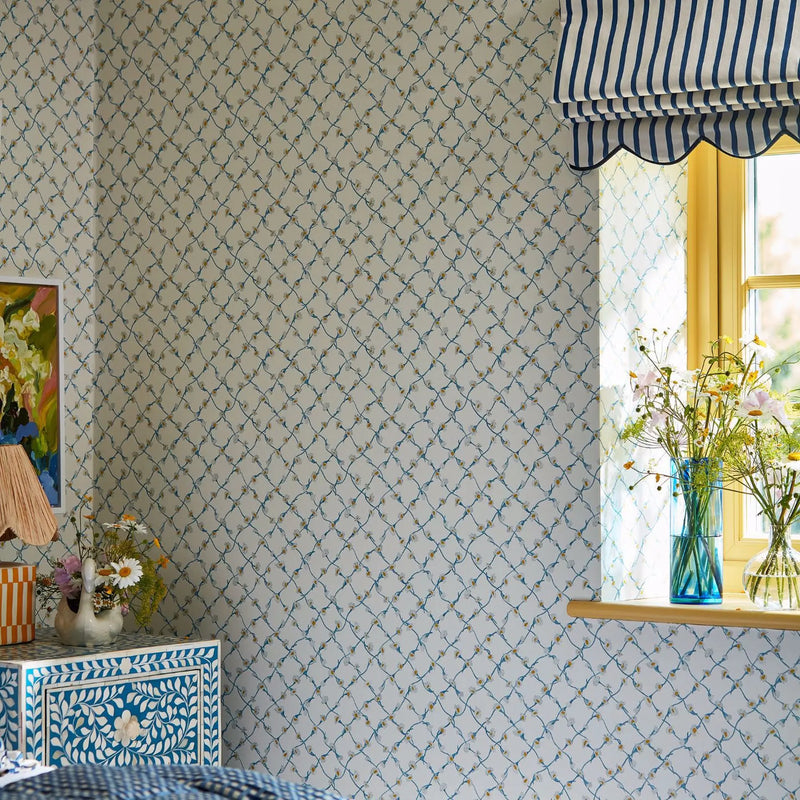 Daisy Trellis Wallpaper by Harlequin
