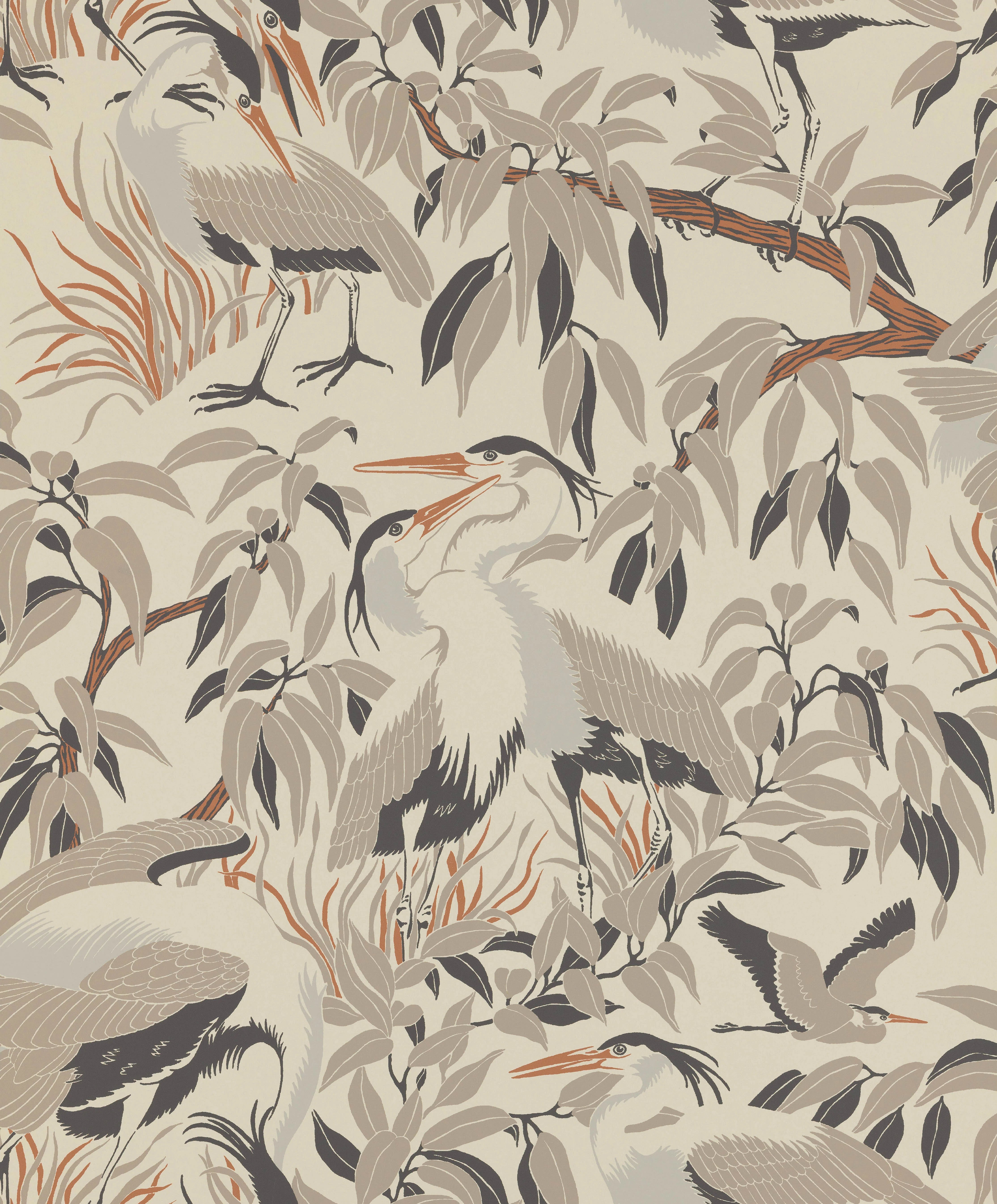 Herons Wallpaper by Långelid Von Brömssen