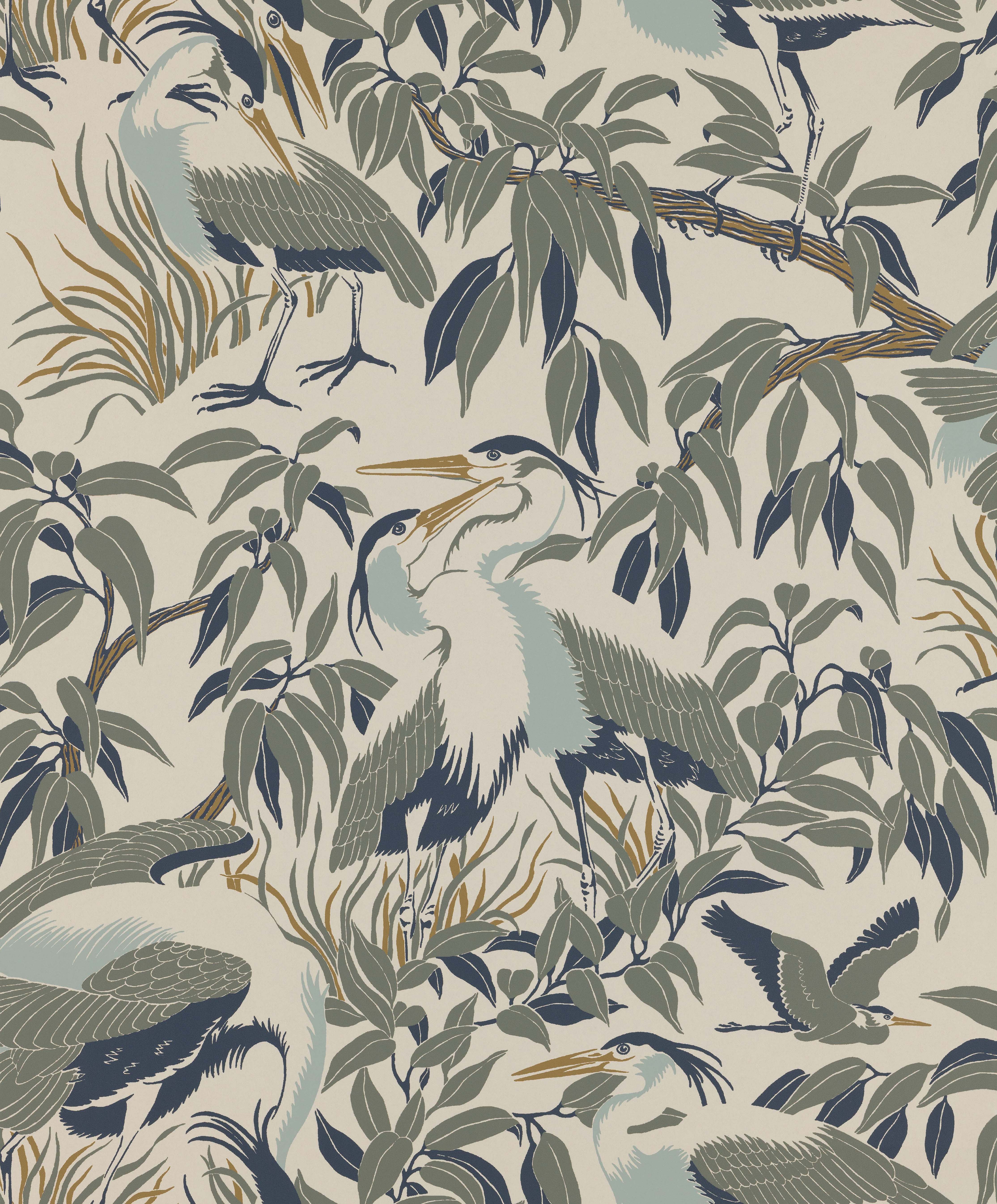 Herons Wallpaper by Långelid Von Brömssen