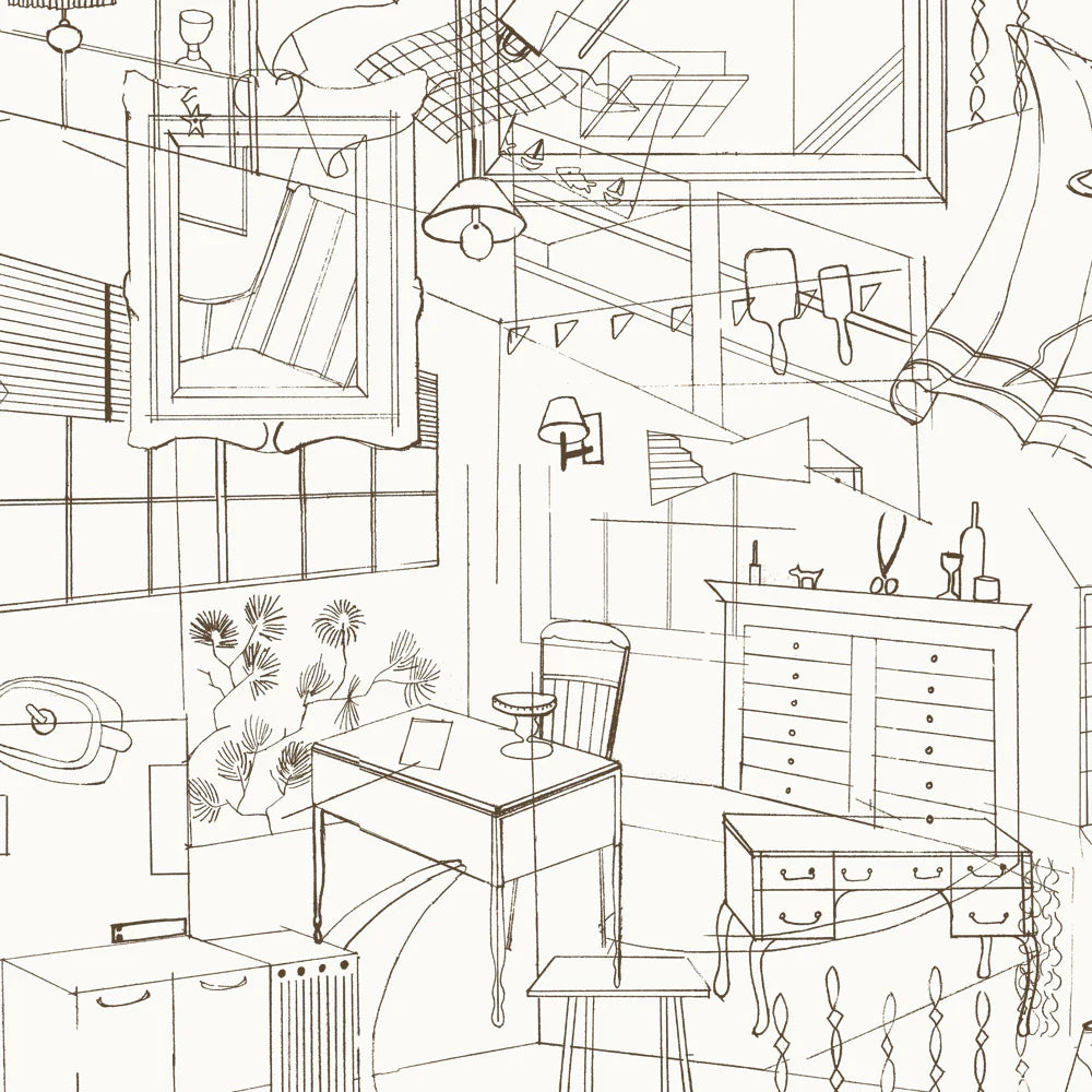 Homes Wallpaper by Erica Wakerly