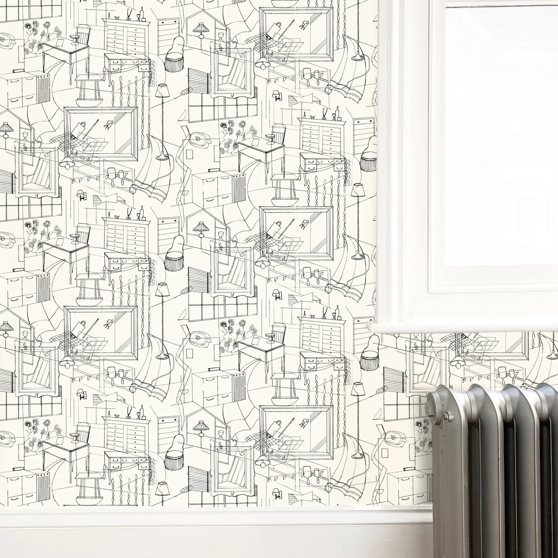 Homes Wallpaper by Erica Wakerly