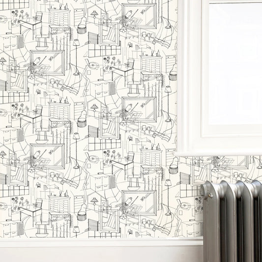 Homes Wallpaper by Erica Wakerly