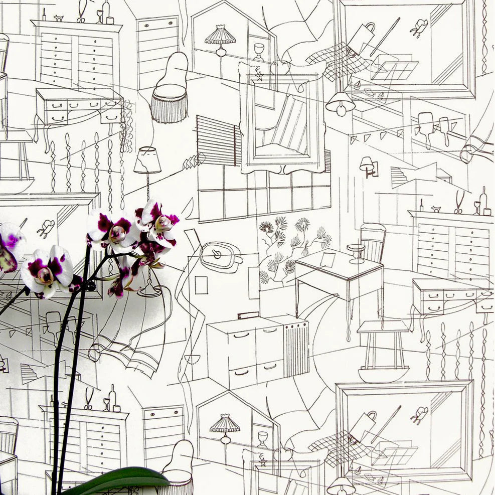 Homes Wallpaper by Erica Wakerly