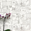 Homes Wallpaper by Erica Wakerly